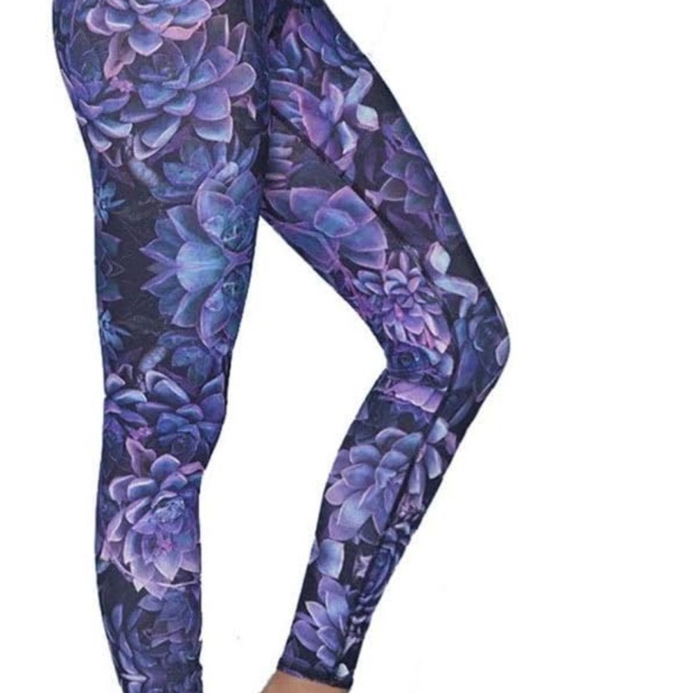 Niyama Sol Floral Purple Leggings